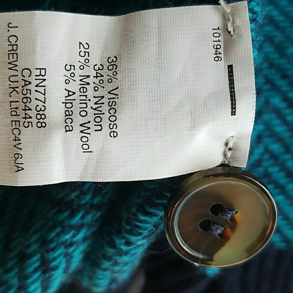 Sz Small J. Crew "Jackie" Herringbone Cardigan - Picture 5 of 5